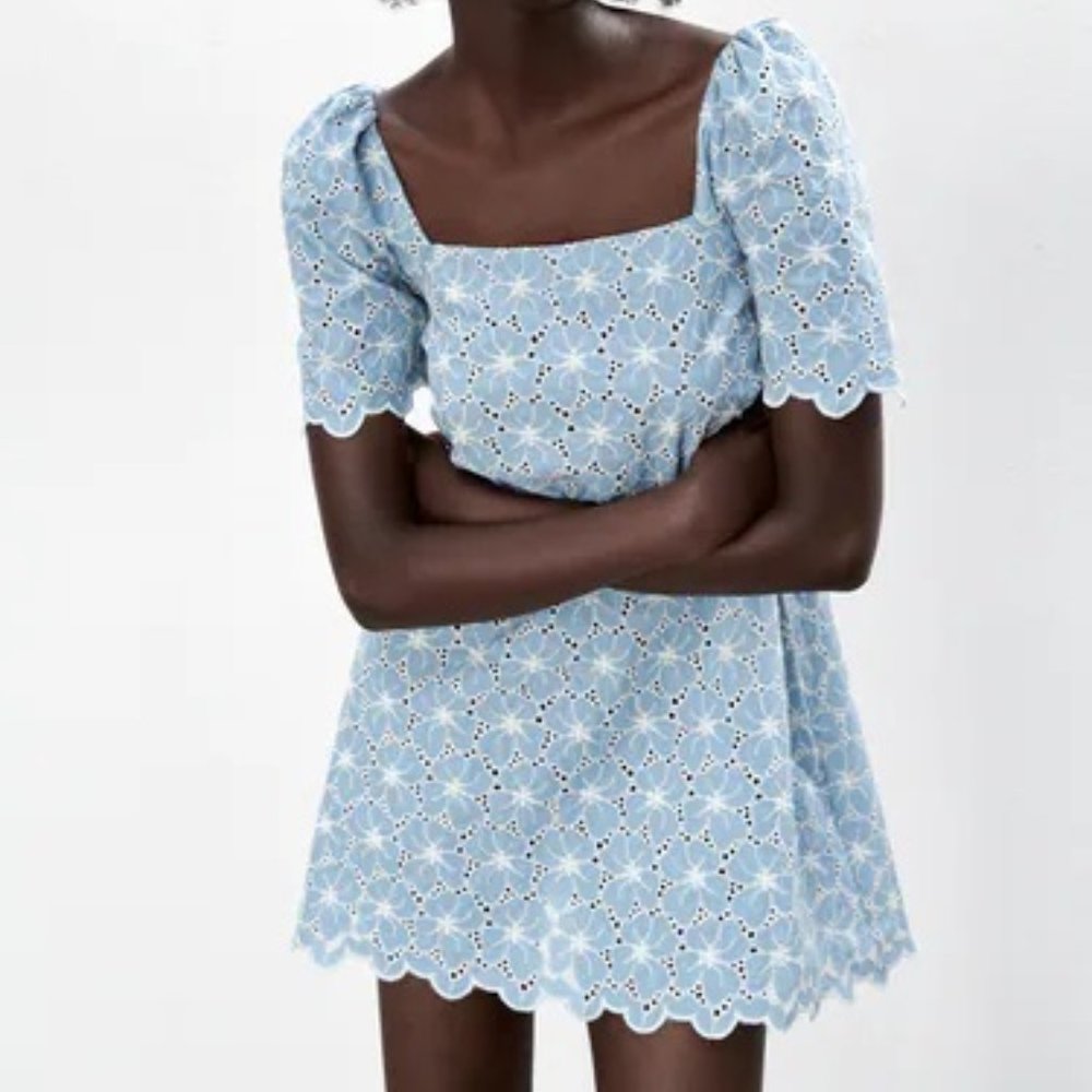 Zara Embroidered Dress